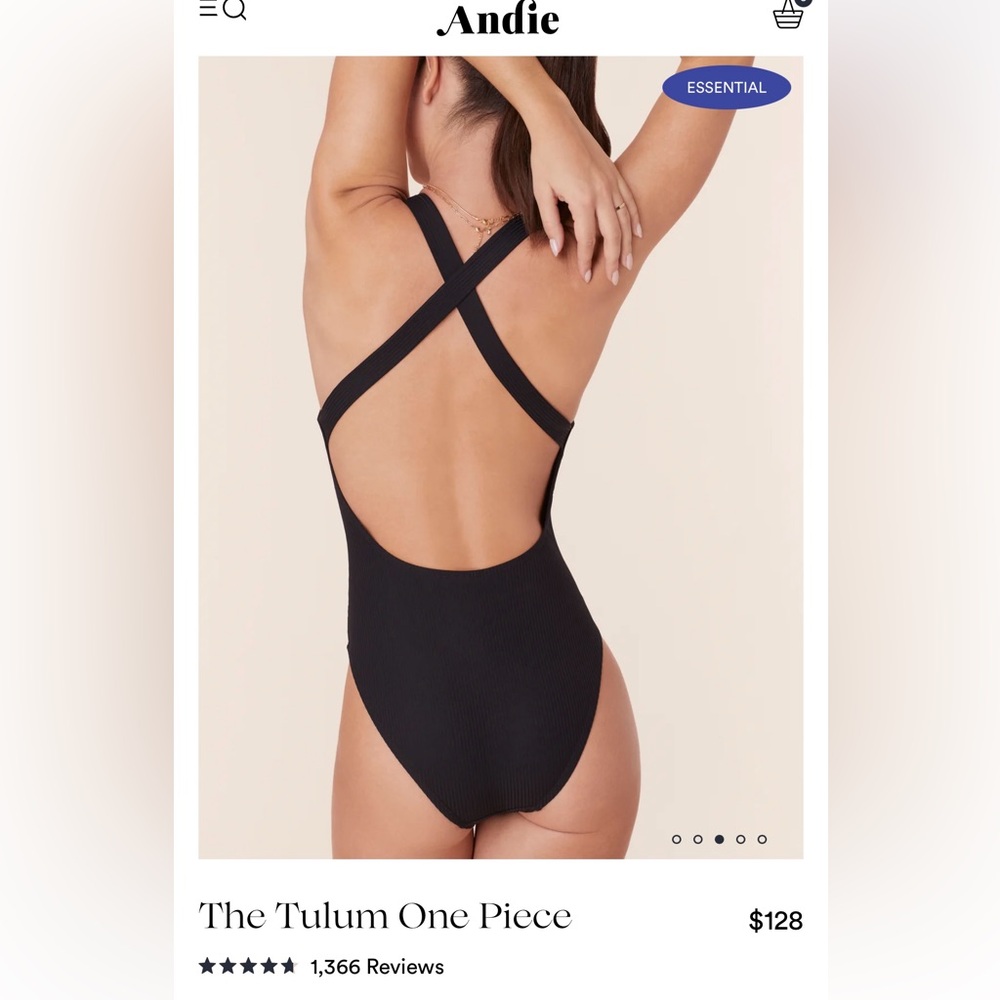 Andie Swim Tulum One Piece- ribbed